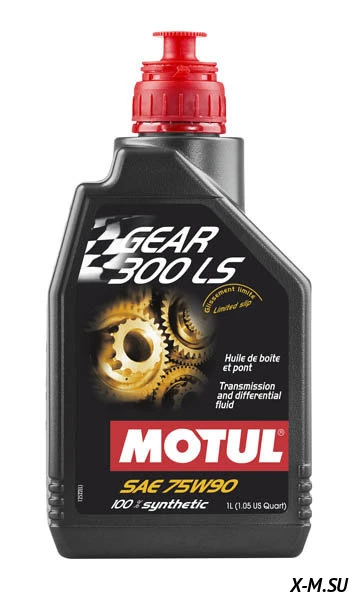 Масло MOTUL для КПП 75w90 син. Gear 300 LS 1л Масло MOTUL для КПП 75w90 син. Gear 300 LS 1л