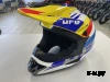 Шлем кроссовый HETOSHI UFD XD1-43 цв. Бело-сине-красно-желтый р. XL