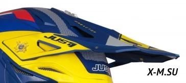 Козырек для шлема JUST1 J39 REACTOR Hi-Vis желтый/серый Козырек для шлема JUST1 J39 REACTOR Hi-Vis желтый/серый
