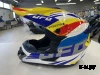 Шлем кроссовый HETOSHI UFD XD1-43 цв. Бело-сине-красно-желтый р. XL