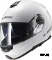 Мотошлем LS2 FF325 STROBE ELECTRIC SNOW Solid снегоходный белый