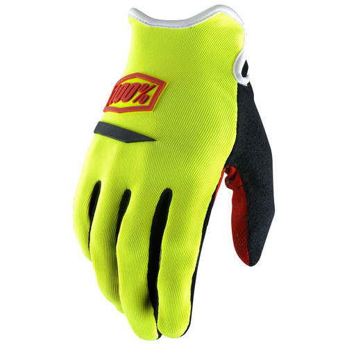 Мотоперчатки женские 100% Ridecamp Women Glove Neon Yellow