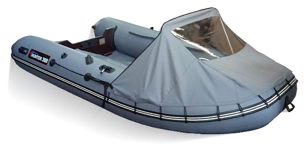 Носовой тент на лодку Хантер 360