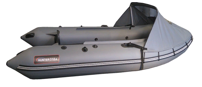 Носовой тент на лодки Хантер 290 А, 310 А, 330 А