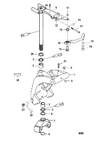 Поворотный кронштейн 2-Х ТАКТНОГО ПЛМ MERCURY 55 Серийный номер от 9973100 до 0P016999