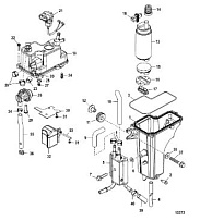 Паросепаратор 4-Х ТАКТНОГО ПЛМ MERCURY 40 Серийный номер от 1C000001 до 1C049738
