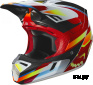 Мотошлем Fox V3 Motif Helmet Red/Yellow