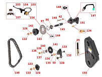 Ходовая часть, органы управления снегохода IRBIS Dingo (2016 г.)  (часть 7)