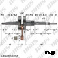 Вал коленчатый в сборе 2Т AD50, AF50, AG50; ADDRESS, SEPIA