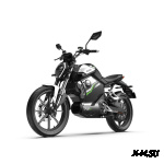 Электромотоцикл WHITE SIBERIA SUPER SOCO TSX (Серый)