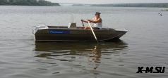 Алюминиевая моторная лодка Тактика-420 Р