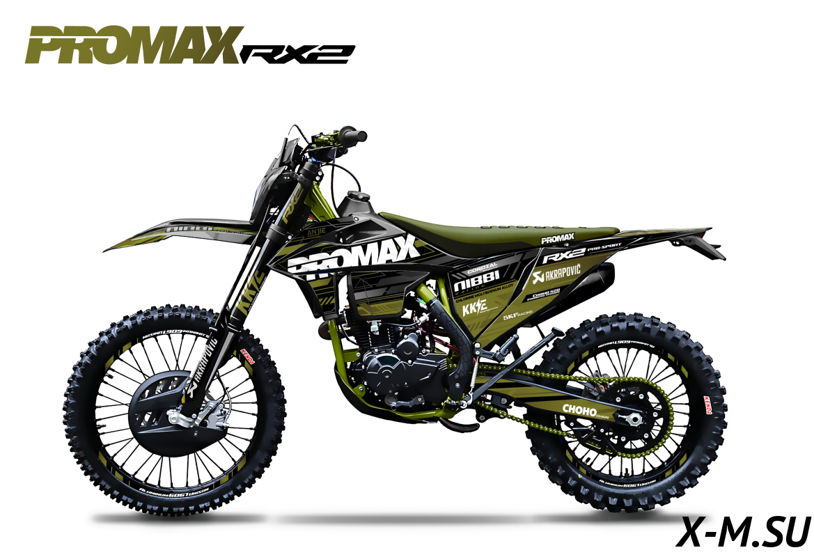 Кроссовый мотоцикл PROMAX RX2 YB300H (LX176FMN) (4 valves, 6 gears) Кроссовый мотоцикл PROMAX RX2 YB300H (LX176FMN) (4 valves, 6 gears)