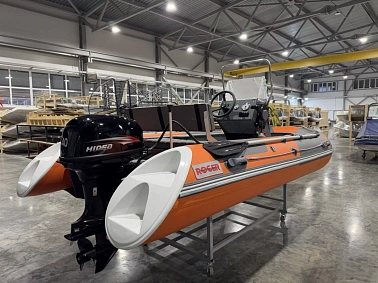 Моторная лодка РИБ Gelium 4300 (высокий борт, пластиковый конус) комплектация "Расширенная" 