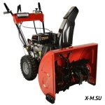 Снегоуборщик бензиновый DDE ST6561LE (двиг-ль Loncin 6,5 л.с, 24'', 5 вперёд/2 назад, 14&quot; колёса, эл. старт, LED фара, управление выбросом на панели)