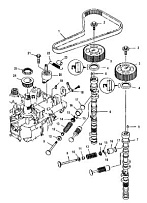 Впускные и выпускные клапаны 4-Х ТАКТНОГО ПЛМ MERCURY 115 Серийный номер от 0T178500 до 0T800999