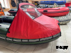 Носовой тент для лодки MISHIMO FAMILY LITE 430 цв. Красно-черный