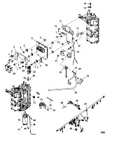 Электрические компоненты 4-Х ТАКТНОГО ПЛМ MERCURY 60 Серийный номер от 1C000001 до 1C050251