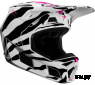 Мотошлем Fox V3 Zebra Helmet LE