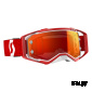 Очки Prospect white/red orange chrome w