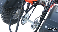 Трицикл ТРИТОН 2, САФАРИ-3LЕ-8+ (длинное седло, сзади 2 амортизатора Урал)