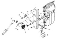 Катушка зажигания, S/N-USA-0T979999/BEL-0P325499 и ниже 4-Х ТАКТНОГО ПЛМ MERCURY 30 Серийный номер от 0T409000 до 1B226999