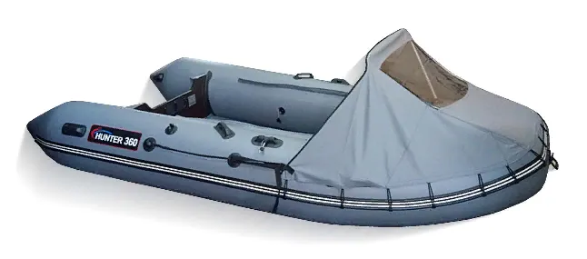Носовой тент на лодку Хантер 360