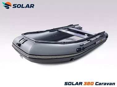 Лодка надувная моторная solar-380 к caravan