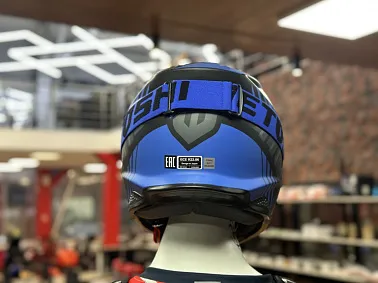 Шлем кроссовый HETOSHI OF836 EXOSS CROSS PRO MX289 цв.Черно-синий Матовый р.XXL