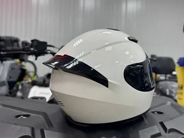 Шлем интеграл HETOSHI XD1-90 цв. Белый глянцевый  р. M 
