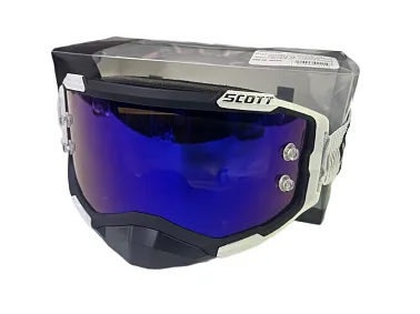Очки мотокросс SCOTT XD3-75 коробка цв. оправы Черно-белый цв. стекла Синий матовый 