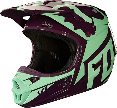 Мотошлем Fox V1 Race Helmet Green