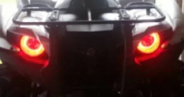 Диодная лента "Ангельские глазки"   GUEPARD   габаритного света, d=9 см (КРАСНЫЙ)